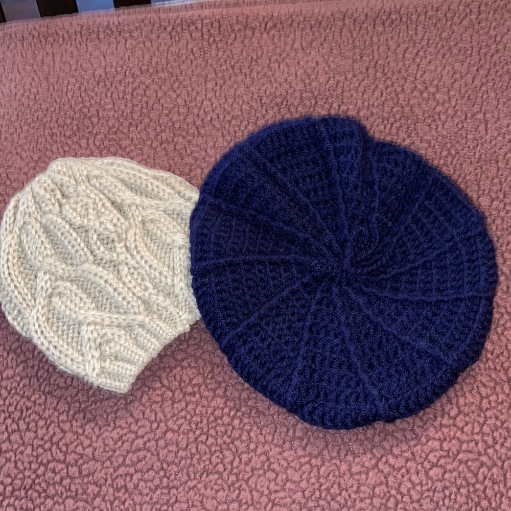 Crocheted beanies